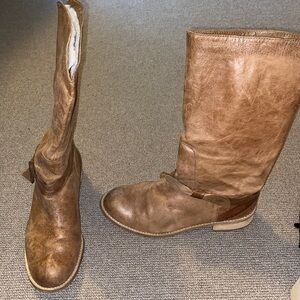 Anthropologie Miss Albright “Dinah” Leather Calf Boot sz 8.5, with box.